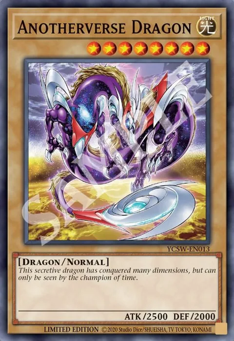 Anotherverse Dragon Super Rare YCSW-EN013 Yu-Gi-Oh card from Yu-Gi-Oh! Championship Series Prize Cards