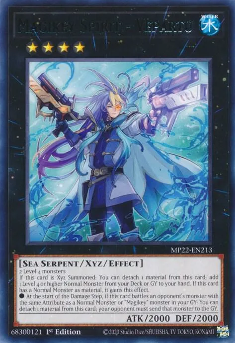 Magikey Spirit - Vepartu MP22-EN213 Yu-Gi-Oh card from 2022 Tin of the Pharaoh's Gods