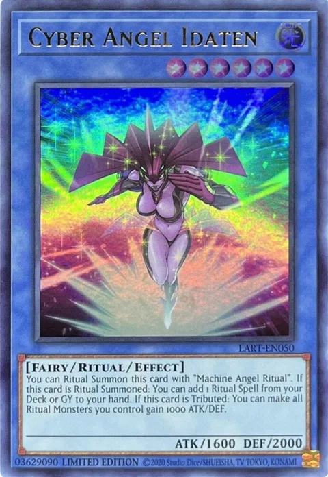 Cyber Angel Idaten LART-EN050 Yu-Gi-Oh card from The Lost Art Promotion