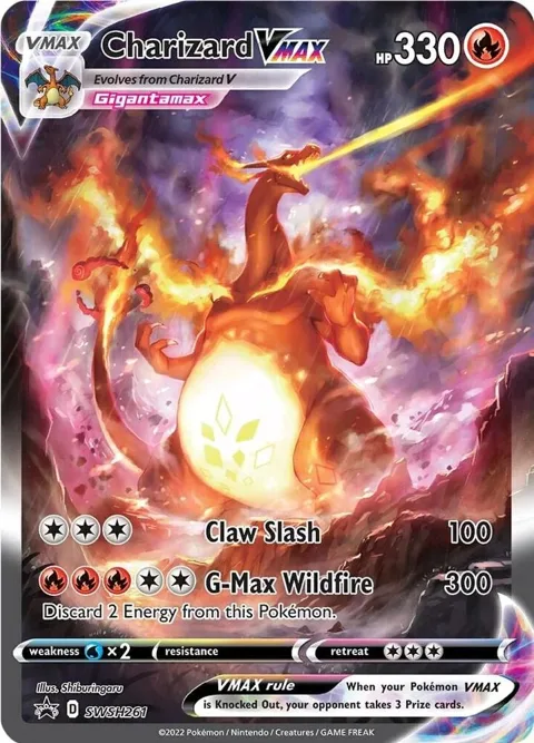 Charizard VMAX #SWSH261 Holofoil Pokémon card from Sword & Shield Promo Cards