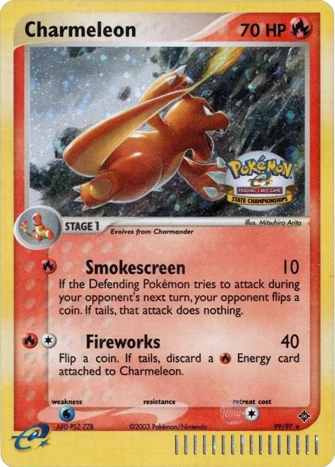 Charmeleon - 99/97 State Championship #099/097 Holofoil Pokémon card from League & Championship Cards