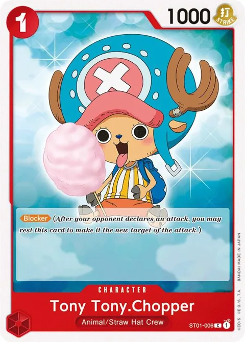 Tony Tony.Chopper ST01-006 ST01 One Piece card from Starter Deck 1: Straw Hat Crew