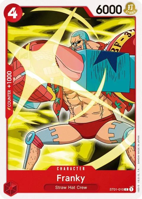 Franky ST01-010 ST01 One Piece card from Starter Deck 1: Straw Hat Crew