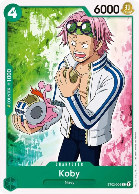 Koby ST02-006 ST02 One Piece card from Starter Deck 2: Worst Generation
