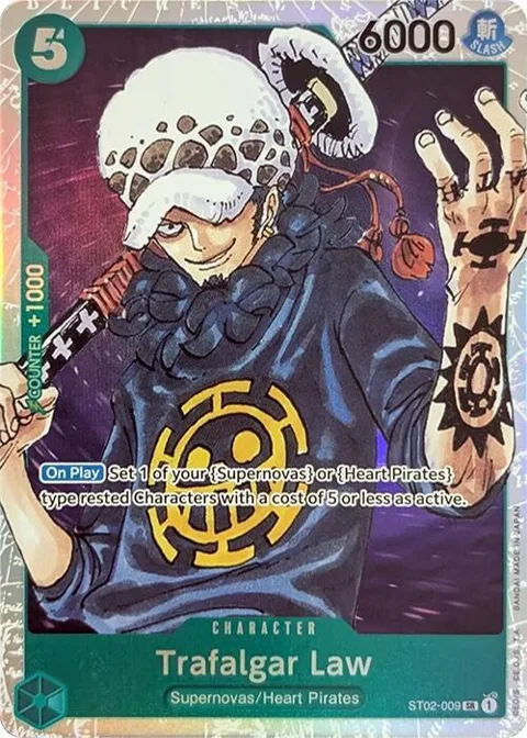 Trafalgar Law ST02-009 ST02 One Piece card from Starter Deck 2: Worst Generation