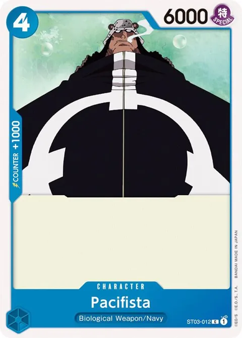 Pacifista ST03-012 ST03 One Piece card from Starter Deck 3: The Seven Warlords of The Sea