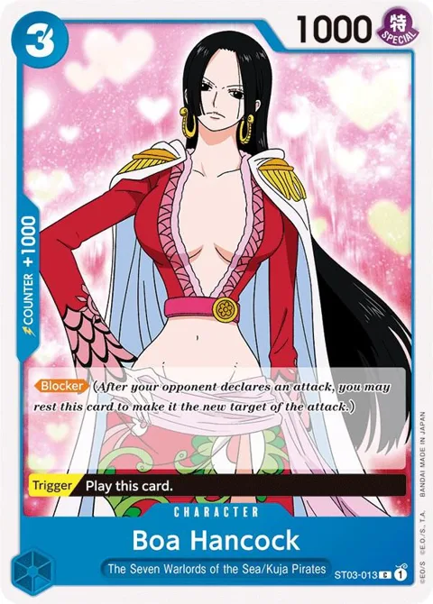 Boa Hancock ST03-013 ST03 One Piece card from Starter Deck 3: The Seven Warlords of The Sea