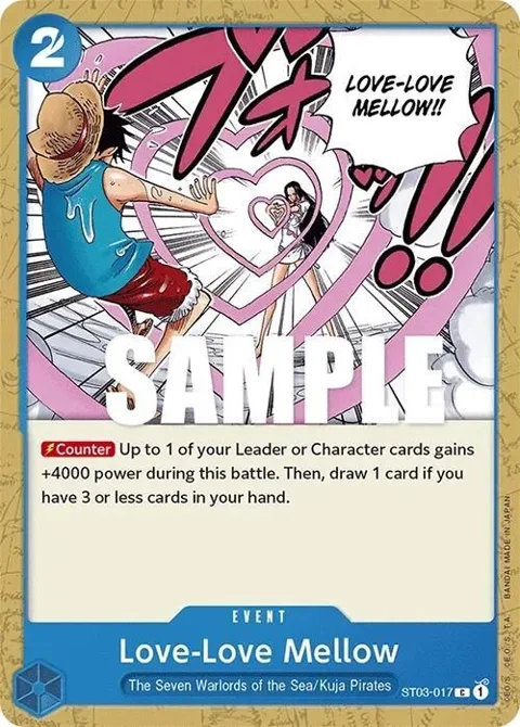 Love-Love Mellow ST03-017 ST03 One Piece card from Starter Deck 3: The Seven Warlords of The Sea