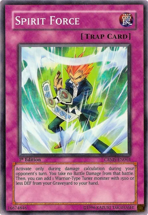 Spirit Force CRMS-EN064 Yu-Gi-Oh card from Crimson Crisis