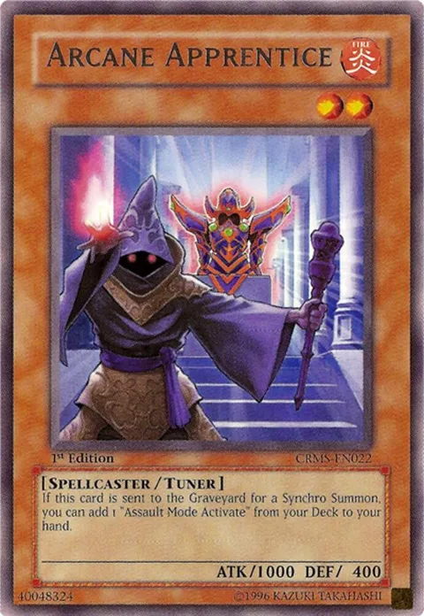 Arcane Apprentice CRMS-EN022 Unlimited Yu-Gi-Oh card from Crimson Crisis