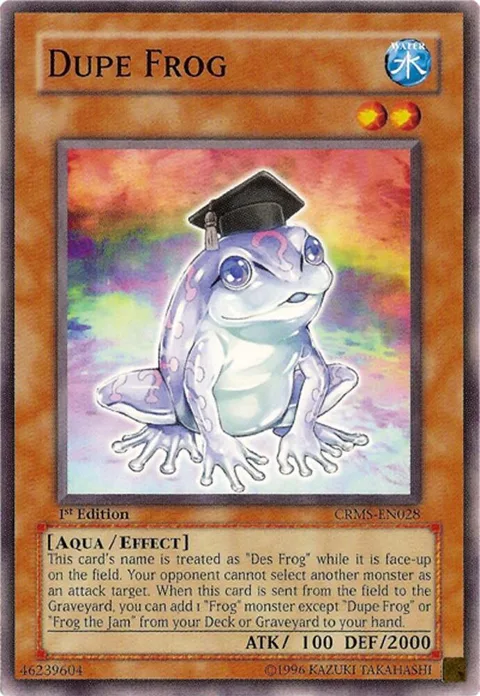 Dupe Frog CRMS-EN028 Unlimited Yu-Gi-Oh card from Crimson Crisis