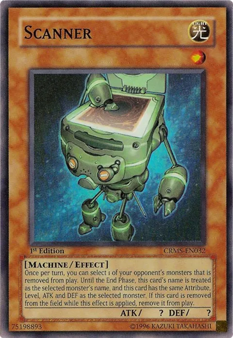 Scanner CRMS-EN032 Yu-Gi-Oh card from Crimson Crisis