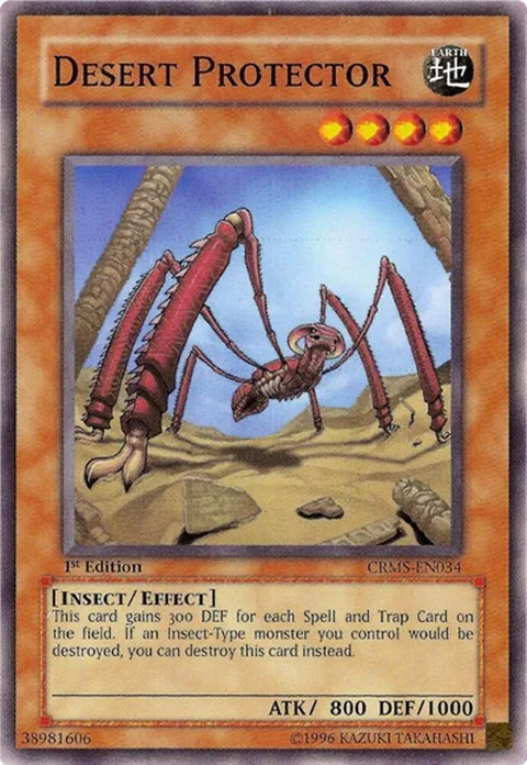 Desert Protector CRMS-EN034 Yu-Gi-Oh card from Crimson Crisis