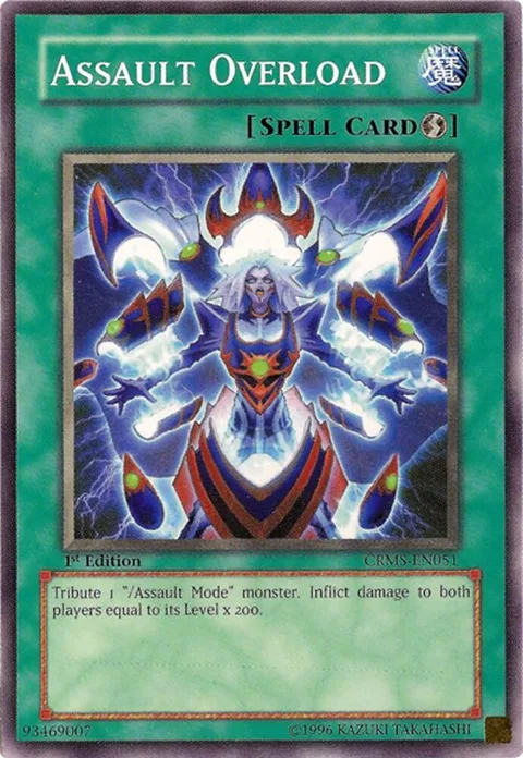 Assault Overload CRMS-EN051 Unlimited Yu-Gi-Oh card from Crimson Crisis