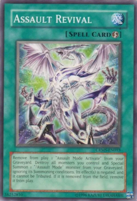 Assault Revival CRMS-EN053 Unlimited Yu-Gi-Oh card from Crimson Crisis