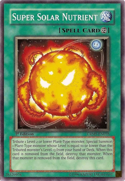 Super Solar Nutrient CRMS-EN058 Unlimited Yu-Gi-Oh card from Crimson Crisis