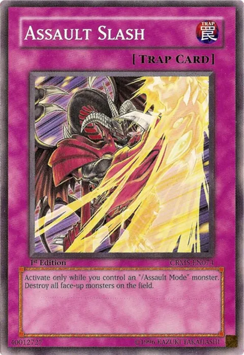 Assault Slash CRMS-EN074 Unlimited Yu-Gi-Oh card from Crimson Crisis