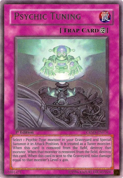 Psychic Tuning CRMS-EN076 Unlimited Yu-Gi-Oh card from Crimson Crisis