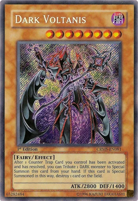 Dark Voltanis CRMS-EN081 Unlimited Yu-Gi-Oh card from Crimson Crisis