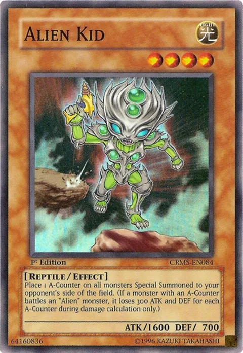 Alien Kid CRMS-EN084 Unlimited Yu-Gi-Oh card from Crimson Crisis