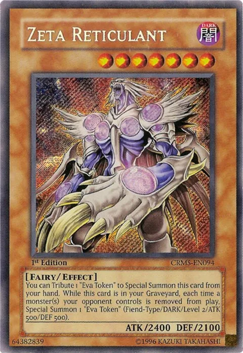 Zeta Reticulant CRMS-EN094 1st Edition Yu-Gi-Oh card from Crimson Crisis
