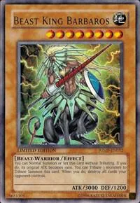 Beast King Barbaros JUMP-EN032 Yu-Gi-Oh card from Shonen Jump Magazine Promos
