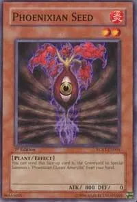 Phoenixian Seed RGBT-EN005 1st Edition Yu-Gi-Oh card from Raging Battle