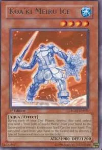 Koa'ki Meiru Ice RGBT-EN025 1st Edition Yu-Gi-Oh card from Raging Battle