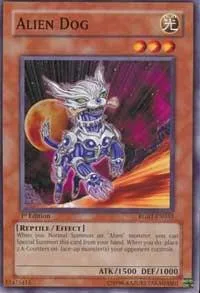 Alien Dog RGBT-EN033 Unlimited Yu-Gi-Oh card from Raging Battle