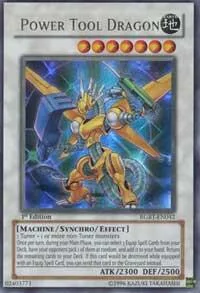 Power Tool Dragon RGBT-EN042 Unlimited Yu-Gi-Oh card from Raging Battle