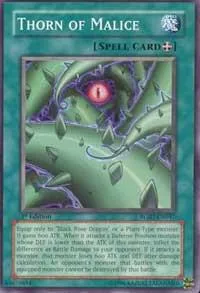 Thorn of Malice RGBT-EN047 Yu-Gi-Oh card from Raging Battle
