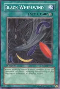 Black Whirlwind RGBT-EN051 1st Edition Yu-Gi-Oh card from Raging Battle