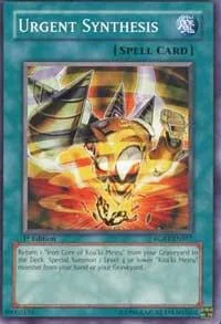 Urgent Synthesis RGBT-EN057 1st Edition Yu-Gi-Oh card from Raging Battle