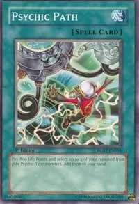 Psychic Path RGBT-EN058 Unlimited Yu-Gi-Oh card from Raging Battle