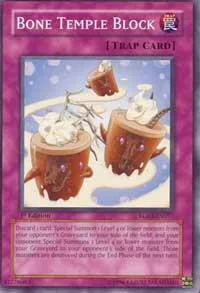 Bone Temple Block RGBT-EN077 Unlimited Yu-Gi-Oh card from Raging Battle