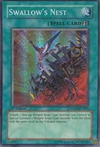 Swallow's Nest RGBT-EN087 Unlimited Yu-Gi-Oh card from Raging Battle