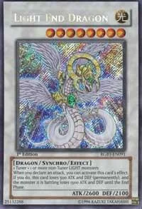 Light End Dragon RGBT-EN091 1st Edition Yu-Gi-Oh card from Raging Battle