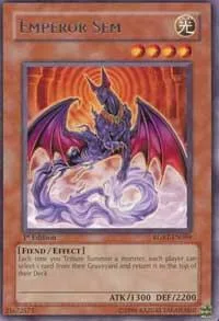 Emperor Sem RGBT-EN099 Yu-Gi-Oh card from Raging Battle
