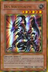 Des Volstgalph GLD2-EN002 Yu-Gi-Oh card from Gold Series 2009