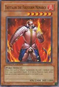 Thestalos the Firestorm Monarch GLD2-EN008 Yu-Gi-Oh card from Gold Series 2009