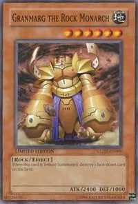 Granmarg the Rock Monarch GLD2-EN009 Yu-Gi-Oh card from Gold Series 2009