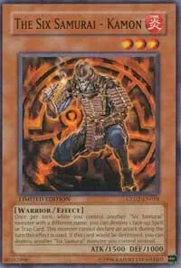 The Six Samurai - Kamon GLD2-EN018 Yu-Gi-Oh card from Gold Series 2009