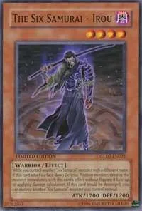 The Six Samurai - Irou GLD2-EN022 Yu-Gi-Oh card from Gold Series 2009