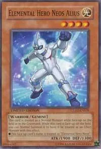 Elemental Hero Neos Alius GLD2-EN028 Yu-Gi-Oh card from Gold Series 2009
