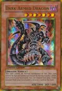 Dark Armed Dragon GLD2-EN031 Yu-Gi-Oh card from Gold Series 2009