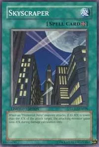 Skyscraper GLD2-EN038 Yu-Gi-Oh card from Gold Series 2009