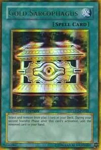 Gold Sarcophagus GLD2-EN040 Yu-Gi-Oh card from Gold Series 2009