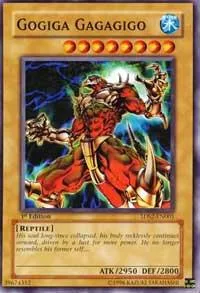 Gogiga Gagagigo 5DS2-EN001 1st Edition Yu-Gi-Oh card from 5D's Starter Deck 2009