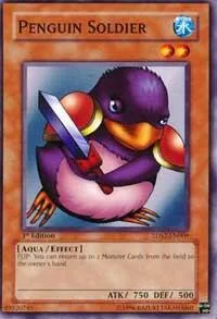 Penguin Soldier 5DS2-EN009 Unlimited Yu-Gi-Oh card from 5D's Starter Deck 2009