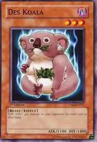 Des Koala 5DS2-EN011 1st Edition Yu-Gi-Oh card from 5D's Starter Deck 2009